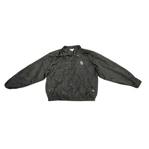 Cutter & Buck OU Oklahoma Sooners Full Zip Men's Size Large Jacket Black